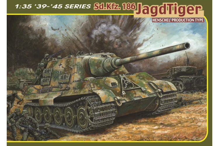 1:35 Dragon 6991 Sd.Kfz.186 Jagdtiger Henschel Production Type - Drg6991 1 - DRG6991