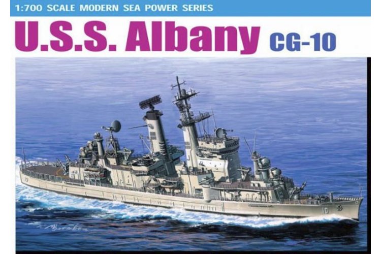 1:700 Dragon 7097 U.S.S. Albany CS-10 - Battleship - Drg7097 1 - DRG7097
