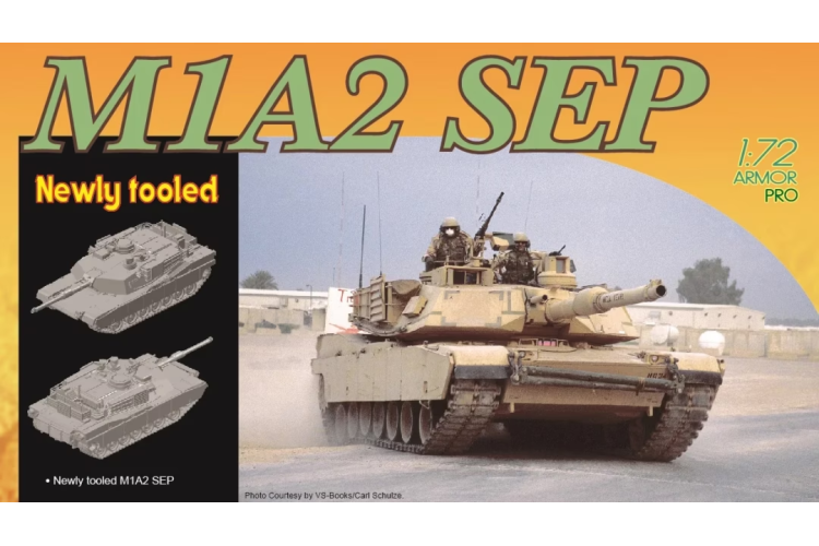 1:72 Dragon 7495 M1A2 SEP Tank - Drg7495 1 - DRG7495