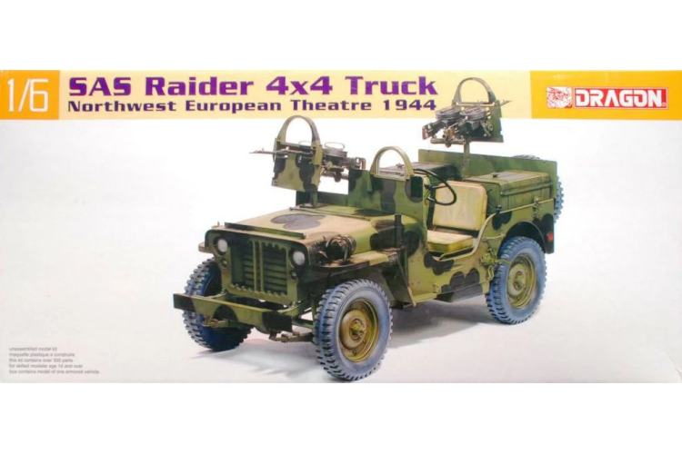 1:6 Dragon 75042 SAS Raider 4x4 Truck - Northwest European Theatre 1944 - Drg75042 1 - DRG75042