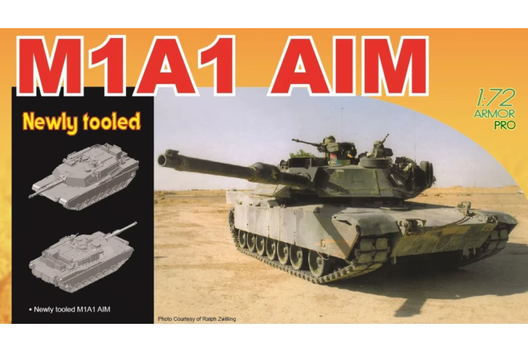 1:72 Dragon 7614 M1A1 Abrams AIM Tank - Drg7614 1 - DRG7614