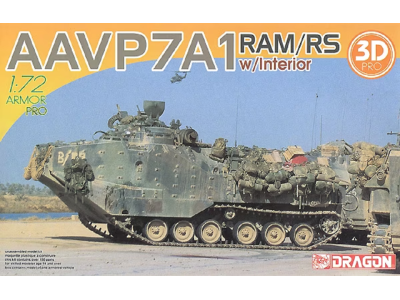 1:72 Dragon 7619 AAVP7A1 RAM/RS w/Interior w/3D Printed Parts - Drg7619 - DRG7619
