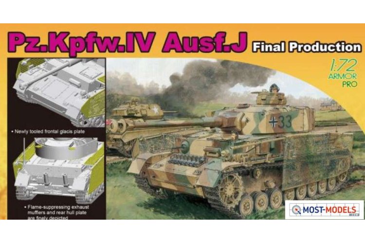 1:72 Dragon 7629 PZ.KPFW.IV Ausf J Final Production - Drg7629 1 - DRG7629