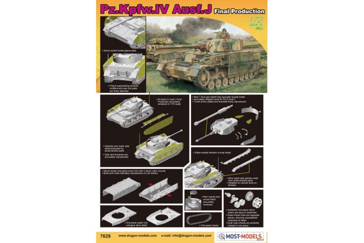 1:72 Dragon 7629 PZ.KPFW.IV Ausf J Final Production - Drg7629 2 - DRG7629