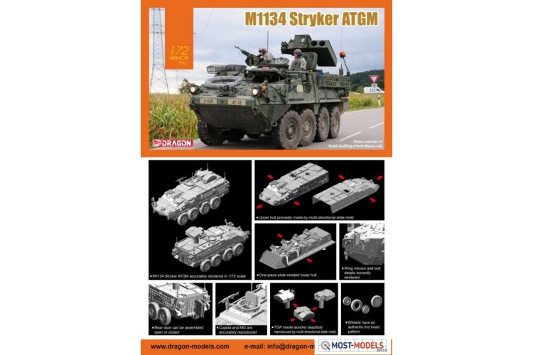 1:72 Dragon 7685 M1134 Stryker ATGM - Drg7685 2 - DRG7685