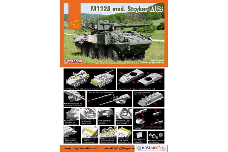 1:72 Dragon 7687 M1128 Mod. Stryker MGS - Drg7687 2 - DRG7687
