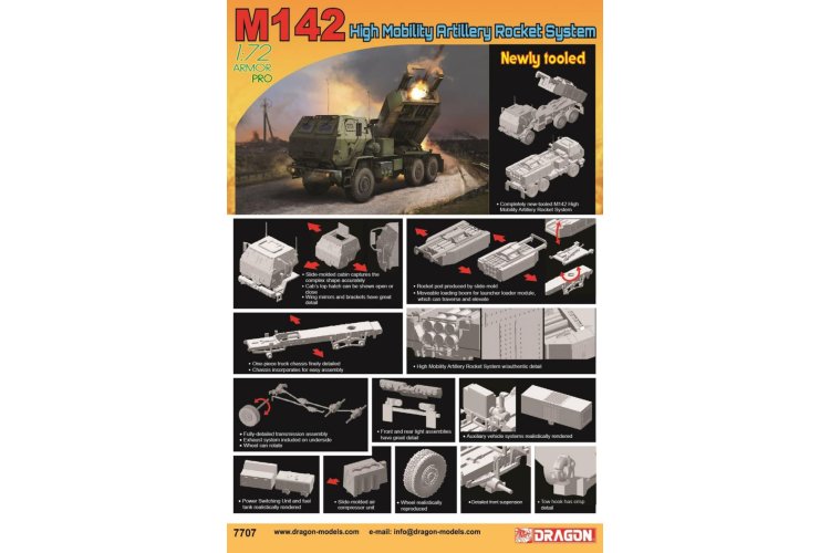 1:72 Dragon 7707 M142 High Mobility Artillery Rocket System - Drg7707 1 - DRG7707