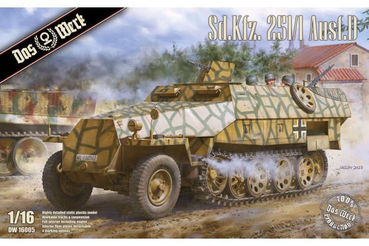 1:16 Das Werk 16005 Sd.Kfz. 251/1 Ausf. D Hanomag - Dw16005 1 - DW16005