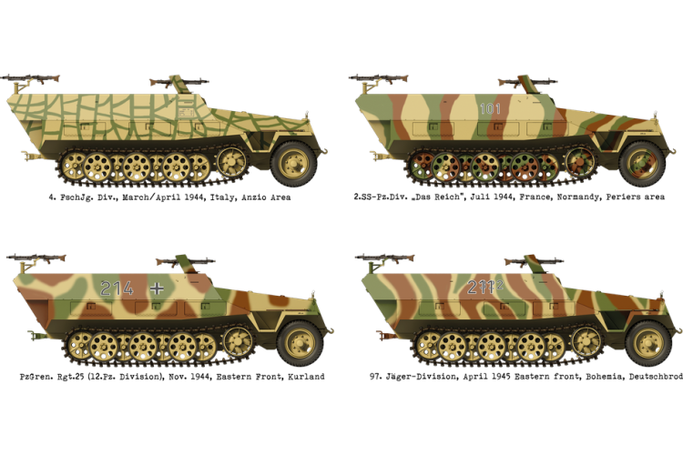 1:16 Das Werk 16005 Sd.Kfz. 251/1 Ausf. D Hanomag - Dw16005 2 - DW16005