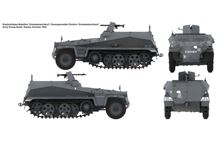 1:16 Das Werk 16018 Sd.Kfz. 250/1 Ausf. A - Militair Voertuig - Dw16018 2 - DW16018