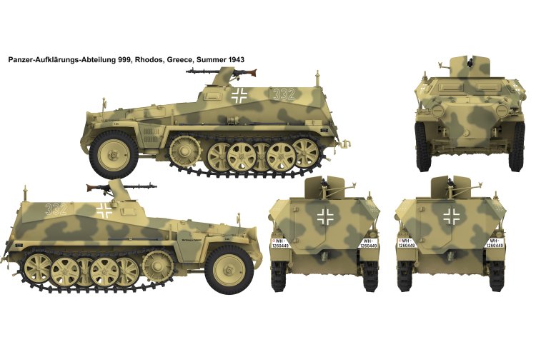 1:16 Das Werk 16018 Sd.Kfz. 250/1 Ausf. A - Militair Voertuig - Dw16018 3 - DW16018