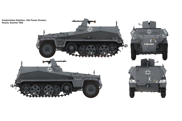 1:16 Das Werk 16018 Sd.Kfz. 250/1 Ausf. A - Militair Voertuig - Dw16018 4 - DW16018