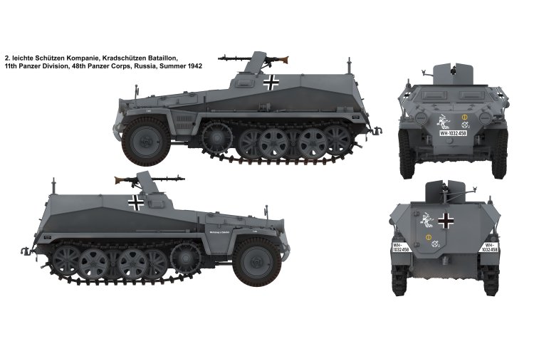 1:16 Das Werk 16018 Sd.Kfz. 250/1 Ausf. A - Militair Voertuig - Dw16018 5 - DW16018