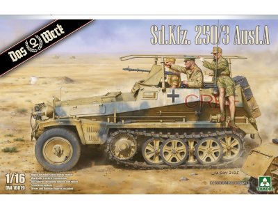 1:16 Das Werk 16019 Sd.Kfz. 250/3 Ausf. A WWII - Duits Gepantserd Militair Voertuig - Dw16019 1 - DW16019