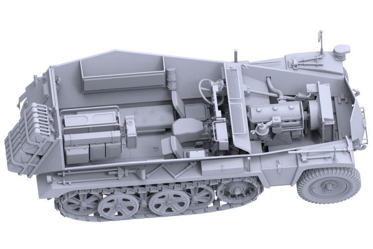 1:16 Das Werk 16019 Sd.Kfz. 250/3 Ausf. A WWII - Duits Gepantserd Militair Voertuig - Dw16019 10 - DW16019