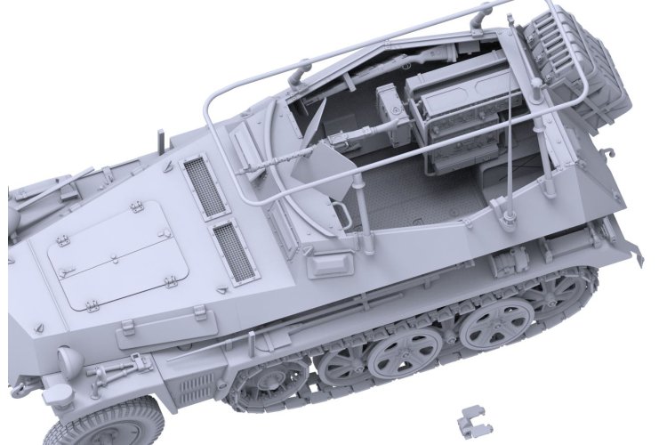 1:16 Das Werk 16019 Sd.Kfz. 250/3 Ausf. A WWII - Duits Gepantserd Militair Voertuig - Dw16019 11 - DW16019