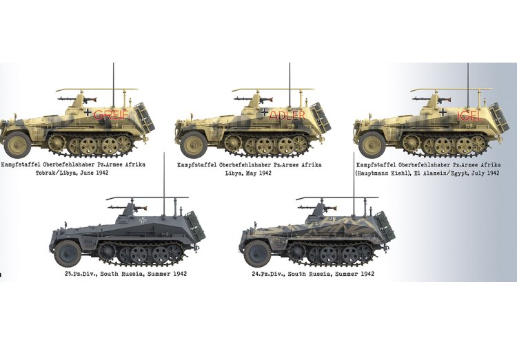 1:16 Das Werk 16019 Sd.Kfz. 250/3 Ausf. A WWII - Duits Gepantserd Militair Voertuig - Dw16019 2 - DW16019