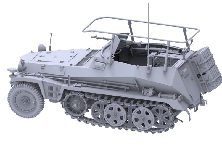 1:16 Das Werk 16019 Sd.Kfz. 250/3 Ausf. A WWII - Duits Gepantserd Militair Voertuig - Dw16019 8 - DW16019