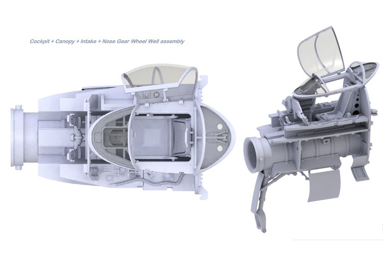 1:32 Das Werk 32002 Messerschmitt P.1101 - Experimenteel Duits Jachtvliegtuig - Straaljager - Dw32002 6 - DW32002