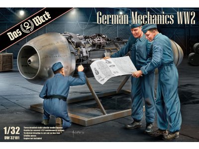 1:32 Das Werk 32101 Duitse Monteurs WWII - 3 Figuren - Dw32101 1 - DW32101