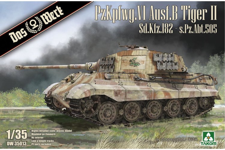 1:35 Das Werk 35013 PzKpfwg. VI Ausf.B Tiger II - Sd.Kfz.182 - s.Pz.Abt.505 - Dw35013 1 - DW35013