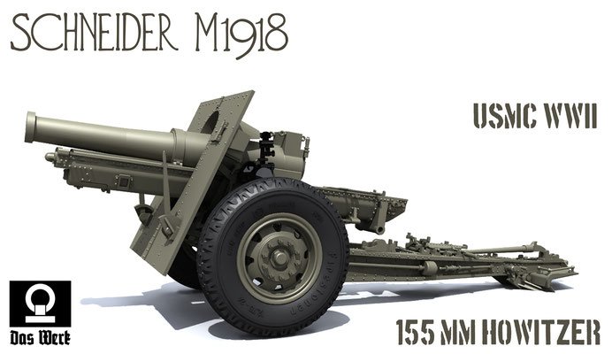 1:35 Das Werk 35023 US 155mm howitzer M1918 - Dw35023 3 - DW35023