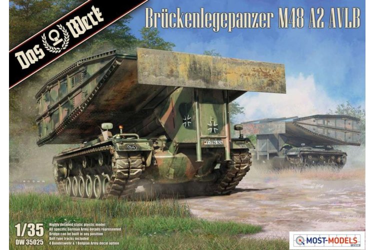 1:35 Das Werk 35025 Br&uuml;ckenlegepanzer M48A2 AVLB - Dw35025 1 - DW35025