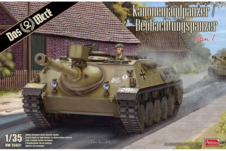 1:35 Das Werk 35031 Kanonenjagdpanzer Beobachtungspanzer - Dw35031 1 - DW35031