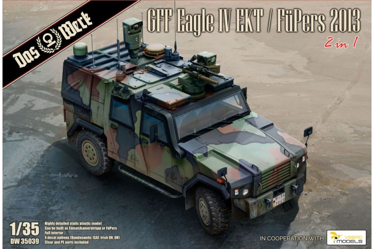 1:35 Das Werk 35039 Mowag Eagle - GFF Eagle IV EKT / F&uuml;Pers 2013 - Military Vehicle - Dw35039 1 - DW35039