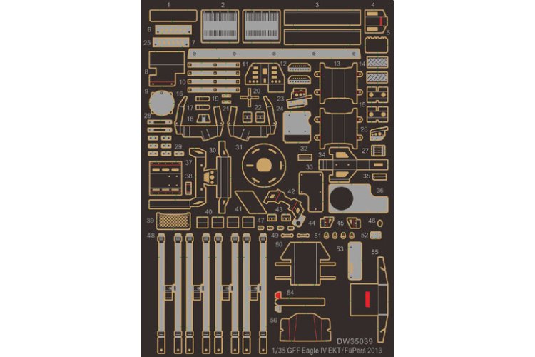 1:35 Das Werk 35039 Mowag Eagle - GFF Eagle IV EKT / F&uuml;Pers 2013 - Military Vehicle - Dw35039 3 - DW35039