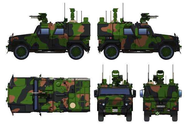 1:35 Das Werk 35039 Mowag Eagle - GFF Eagle IV EKT / F&uuml;Pers 2013 - Military Vehicle - Dw35039 5 - DW35039