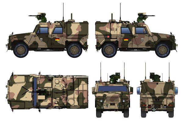 1:35 Das Werk 35039 Mowag Eagle - GFF Eagle IV EKT / F&uuml;Pers 2013 - Military Vehicle - Dw35039 6 - DW35039