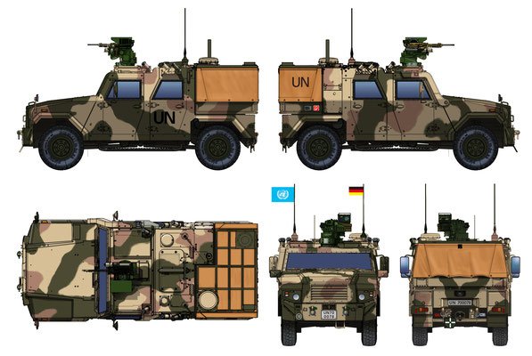 1:35 Das Werk 35039 Mowag Eagle - GFF Eagle IV EKT / F&uuml;Pers 2013 - Military Vehicle - Dw35039 7 - DW35039