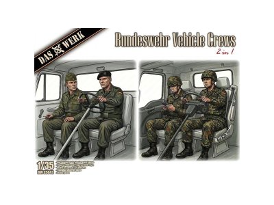 1:35 Das Werk 35043 Bundeswehr Voertuigbemanning 2-in-1 - 4 Figuren - Dw35043 1 - DW35043