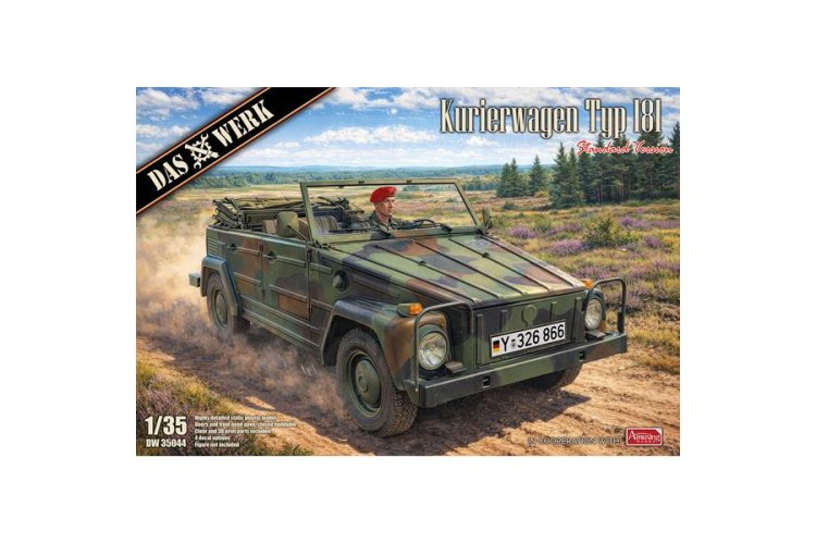 1:35 Das Werk 35044 Volkswagen Kurierwagen 181 Standard Version - German Military Off-Road Vehicle - Dw35044 1 - DW35044