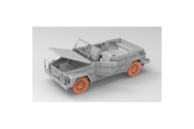 1:35 Das Werk 35044 Volkswagen Kurierwagen 181 Standard Version - German Military Off-Road Vehicle - Dw35044 2 - DW35044