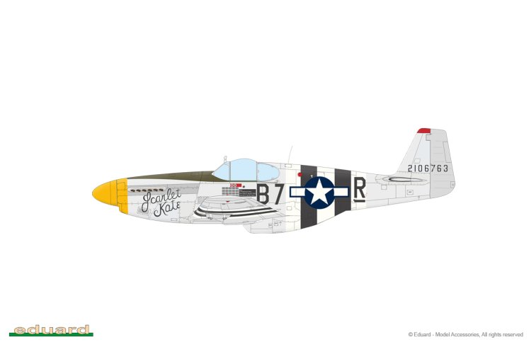 1:48 Eduard 11181 Overlord: D-Day Mustangs - P-51B Mustang Dual Combo - Edu11181 15 - EDU11181