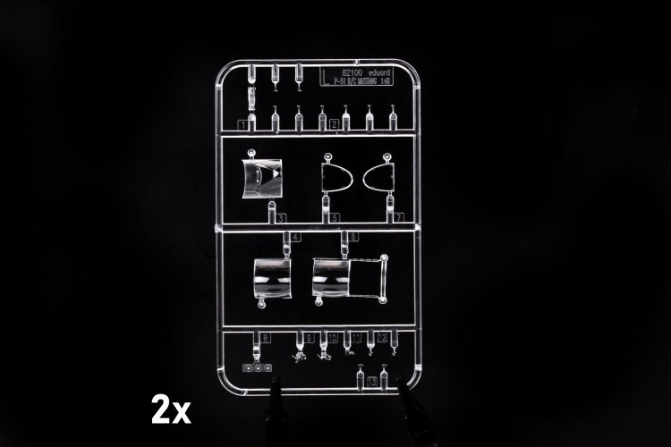1:48 Eduard 11181 Overlord: D-Day Mustangs - P-51B Mustang Dual Combo - Edu11181 23 - EDU11181