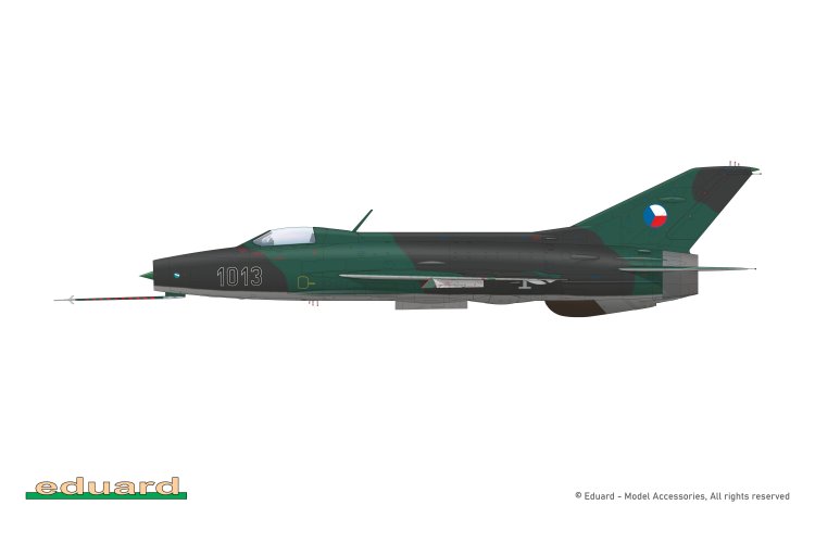 1:48 Eduard 11190 EFKA / MiG-21F-13 in Tsjechoslowaakse Dienst - Straaljager - Edu11190 24 - EDU11190