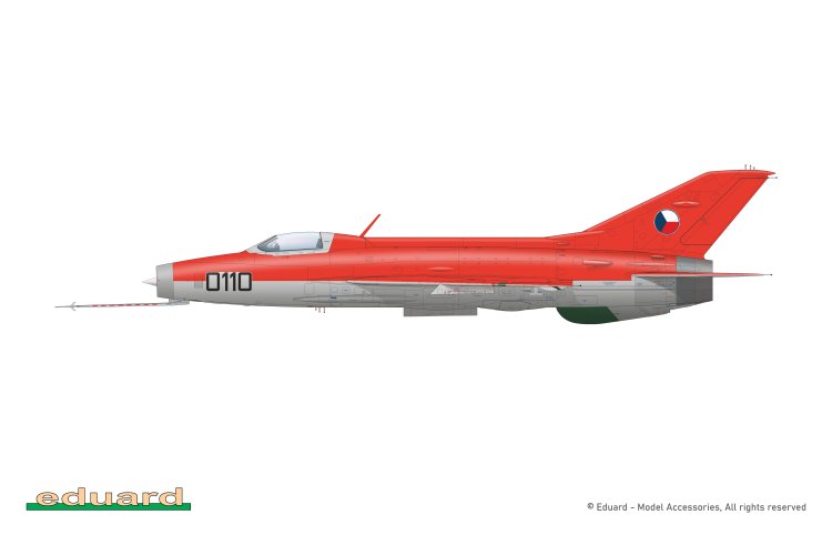 1:48 Eduard 11190 EFKA / MiG-21F-13 in Tsjechoslowaakse Dienst - Straaljager - Edu11190 26 - EDU11190