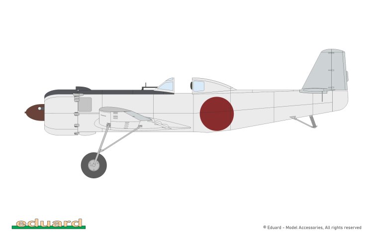 1:48 Eduard 11192 Nakajima Ki-115 Tsurugi WWII - Japans Propellervliegtuig - Edu11192 11 - EDU11192
