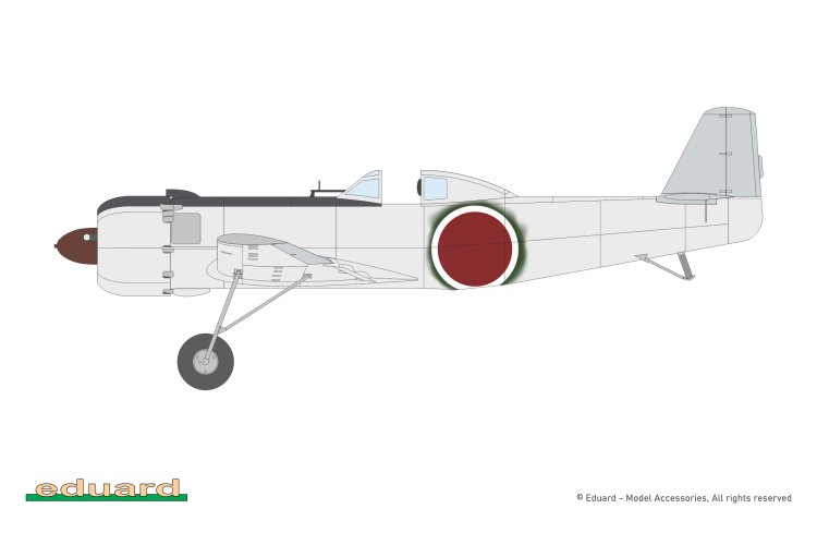 1:48 Eduard 11192 Nakajima Ki-115 Tsurugi WWII - Japans Propellervliegtuig - Edu11192 12 - EDU11192
