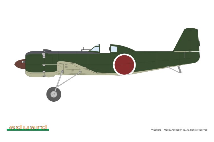 1:48 Eduard 11192 Nakajima Ki-115 Tsurugi WWII - Japans Propellervliegtuig - Edu11192 13 - EDU11192