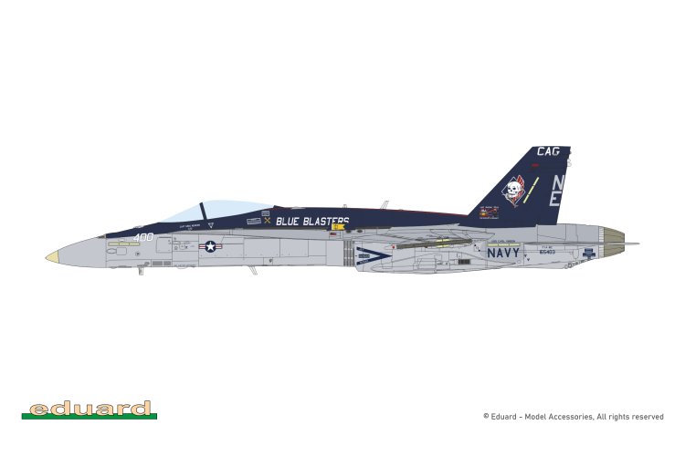 1:48 Eduard 11195 McDonnell Douglas F/A-18 Hornet Legacy - Limited Edition - Amerikaanse Straaljager - Edu11195 4 - EDU11195