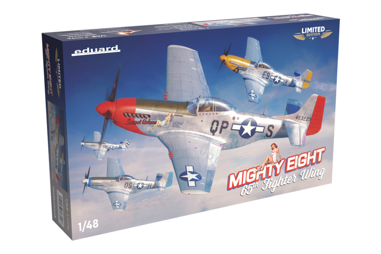 1:48 Eduard 11196 North American P-51D Mustang Mighty Eight - Limited Edition - Amerikaans Propellervliegtuig - Edu11196 1 - EDU11196