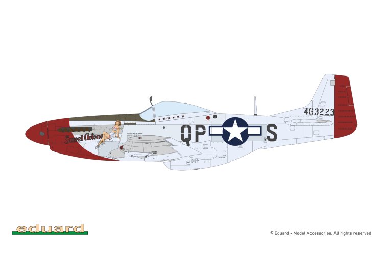 1:48 Eduard 11196 North American P-51D Mustang Mighty Eight - Limited Edition - Amerikaans Propellervliegtuig - Edu11196 14 - EDU11196