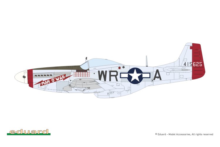 1:48 Eduard 11196 North American P-51D Mustang Mighty Eight - Limited Edition - Amerikaans Propellervliegtuig - Edu11196 17 - EDU11196
