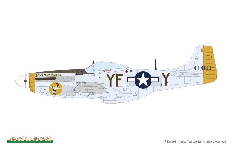 1:48 Eduard 11196 North American P-51D Mustang Mighty Eight - Limited Edition - Amerikaans Propellervliegtuig - Edu11196 19 - EDU11196