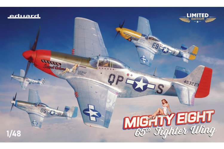 1:48 Eduard 11196 North American P-51D Mustang Mighty Eight - Limited Edition - Amerikaans Propellervliegtuig - Edu11196 2 - EDU11196