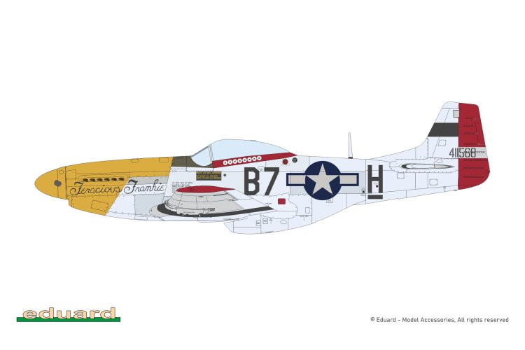 1:48 Eduard 11196 North American P-51D Mustang Mighty Eight - Limited Edition - Amerikaans Propellervliegtuig - Edu11196 21 - EDU11196